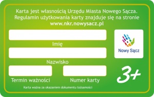 Wygląd Karty Rodziny - rewers Karta Rodziny