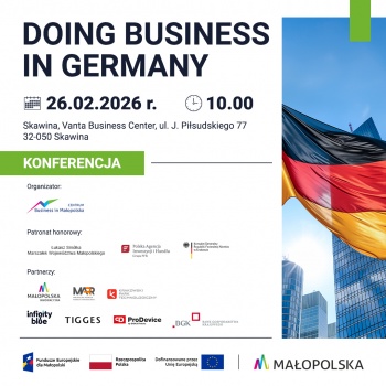 Zdjęcie do artykułu Zaproszenie na konferencję „Doing Business in Germany” | 26.02.2026 | Skawina