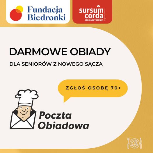plakat informujący o projekcie