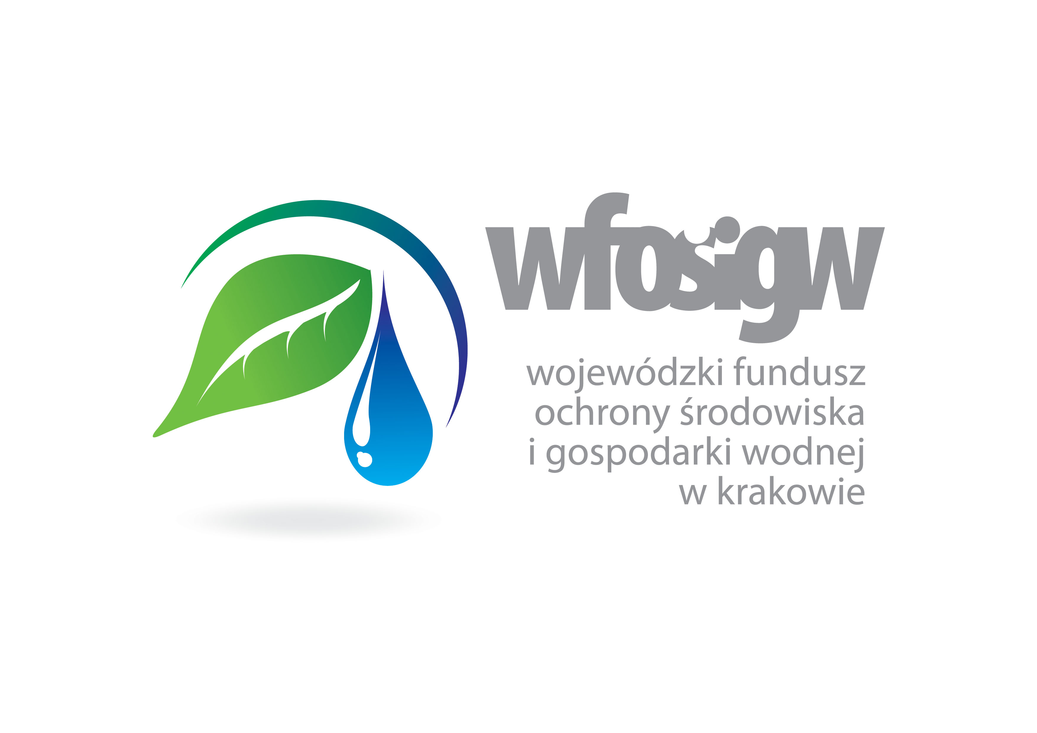 Logotyp  Wojewódzkiego Funduszu Ochrony Środowiska i Gospodarki Wodnej w Krakowie