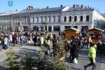Ubieranie choinek na Rynku