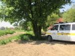 Pocisk z okresu II wojny światowej na osiedlu Helena