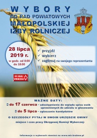 Małopolska Izba Rolnicza - plakat