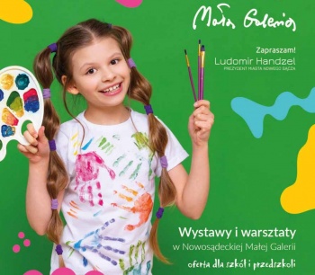 Zdjęcie do artykułu "Zabawa ze sztuką" w Nowosądeckiej Małej Galerii