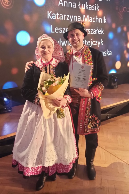 Członkowie Regionalnego Zespołu "Lachy"