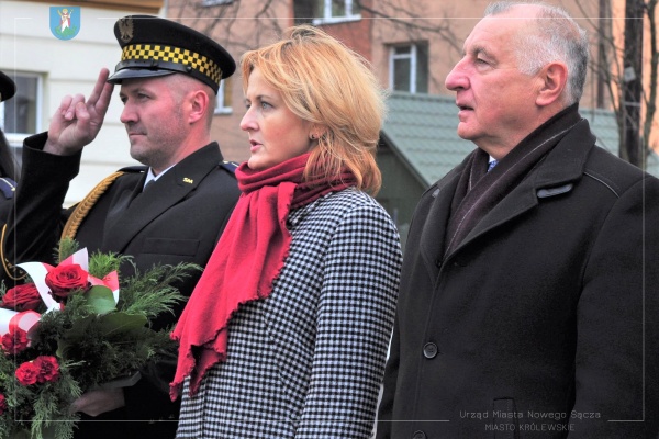Odsłonięcie tablicy J. Piłsudskiego