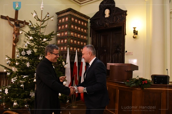 Opłatek - prezydent i radni