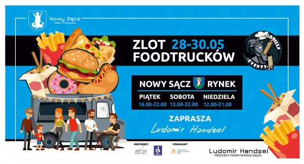 Zlot Foodtrucków - plakat