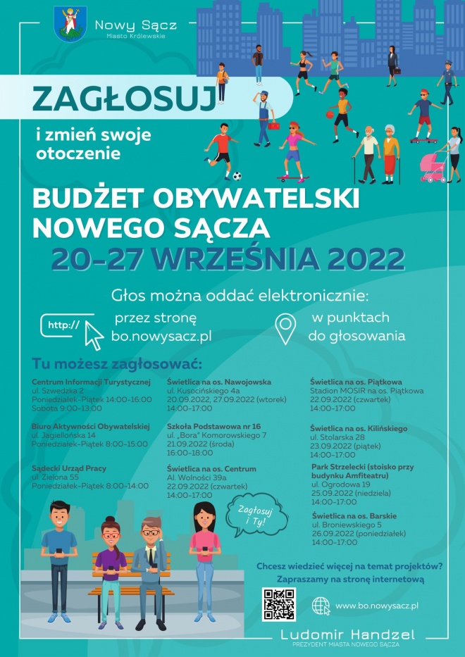 Plakat budżetu obywatelskiego