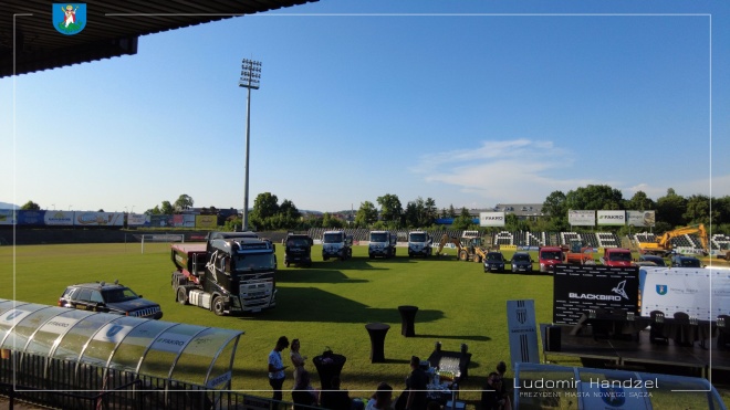 Stadion Sandecji.