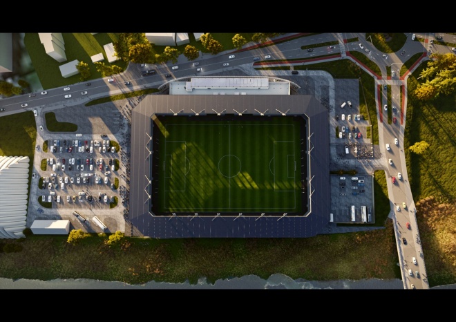 Wizualizacja Stadionu K47.