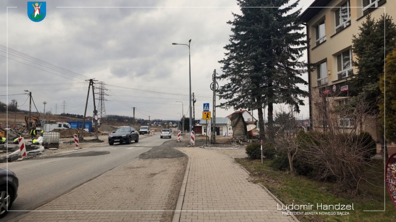 Fragment ulicy na osiedlu Poręba Mała