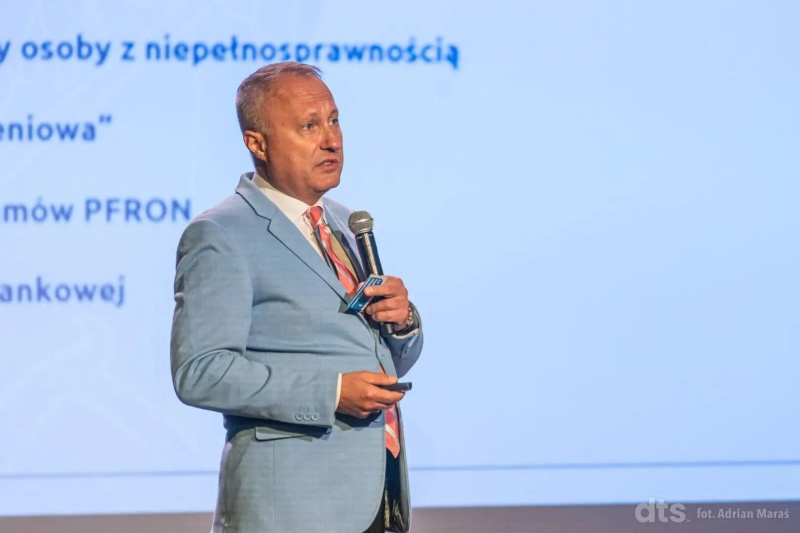 Pan Prezydent Ludomir Handzel podczas swojej prezentacji