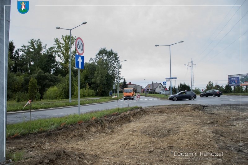 Ul. Piłsudskiego podczas remontu.