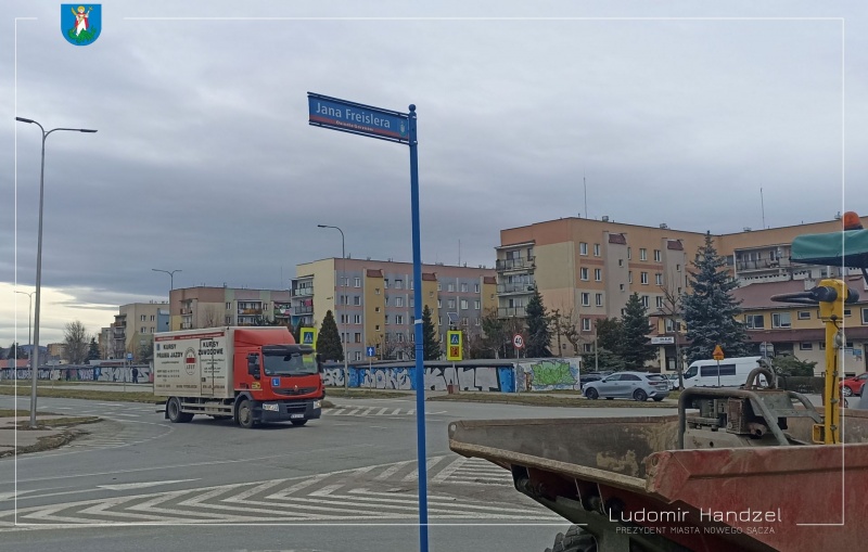Skrzyżowanie ulic Freislera i I Brygady 